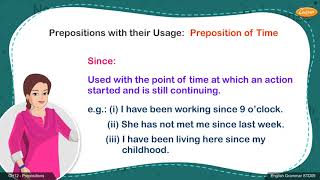 Grade 9 English - Prepositions