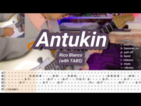Antukin |©Rico Blanco |【Guitar Solo Cover】with TABS