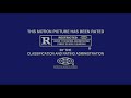 MPAA Rating Screen R Universal Studios Hollywood Florida 2010