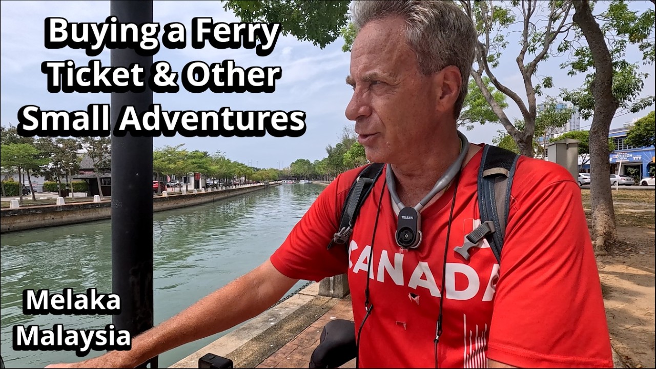 A Day in the Life in Melaka:  Buying Ferry Ticket + Double Kickstand Hack + Surprise Food Delivery