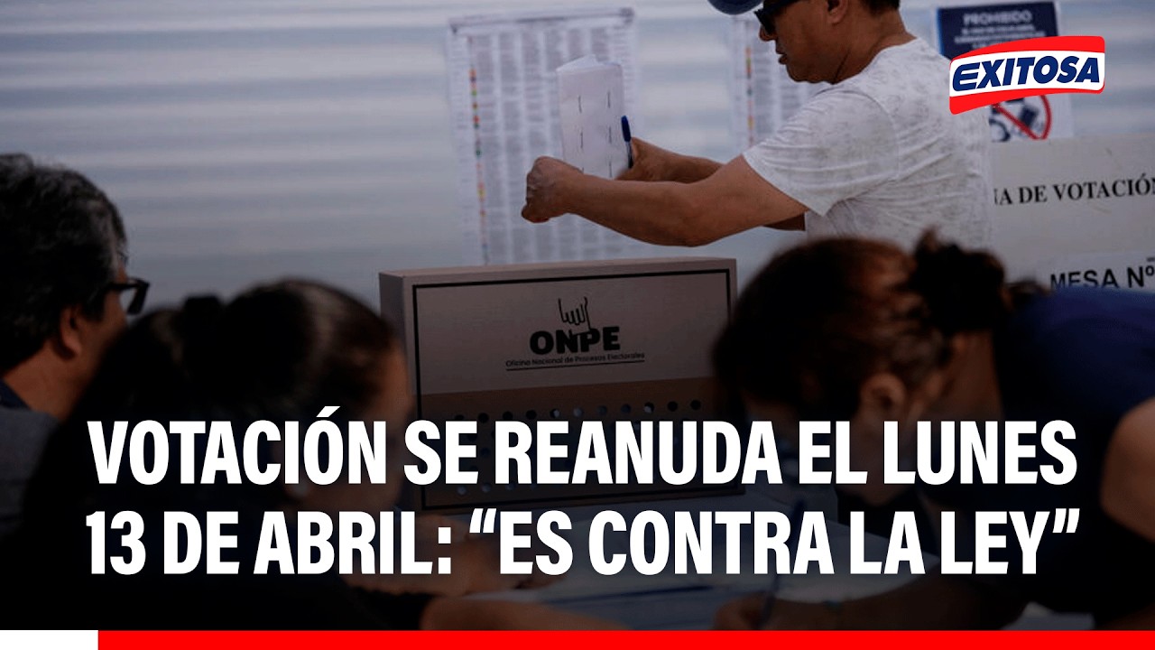 🔴🔵 Roy Mendoza sobre ampliación de horario de votación: "Son actos contrarios a la ley"