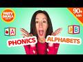 Learn Alphabet Phonics Song For Children A ToZ Signing For Babies Letter Sounds Patty Shukla 90 Mins