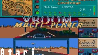 Vroom Multiplayer - Atari ST (1993)