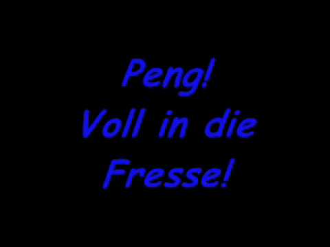 Peng! Voll in die Fresse