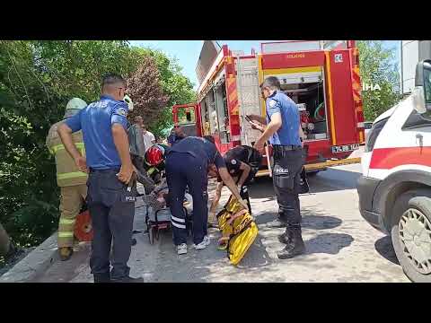 Bartın’da baygınlık geçiren yaşlı adam çalılıklara düştü