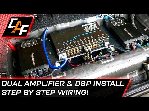 Car Audio Wiring - Dual Amplifier and DSP Install