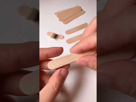 DIY How to make mini Aeroplane using ice cream sticks #shorts #ytshorts #papercraft
