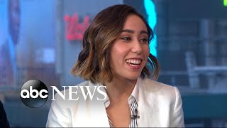 Gymnast reacts to viral floor routine, body shaming