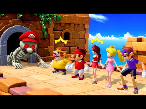 【마리오 파티 스위치】모든 2대2 미니게임 팀 마리오 VS 팀 루이지