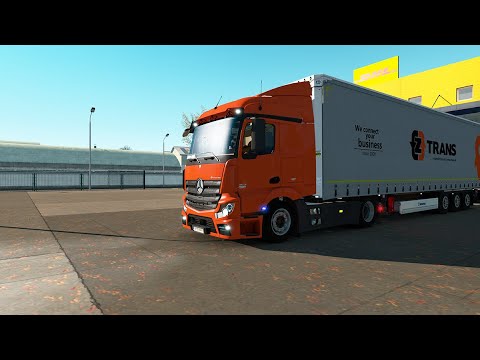 ETS2 1.39 open beta - Euro Truck Simulator 2 - Mercedes Actros MP4 - Early Autumn Mod