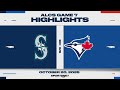 MLB ALCS Game 7 Highlights Mariners Vs Blue Jays October 20 2025
