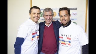 Fernando Santos vs. Jorge Gabriel: o jogo solidário por Harambee no Xénon