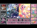 Legendary Pokémon Battle MONSTERS Vs CUTIES