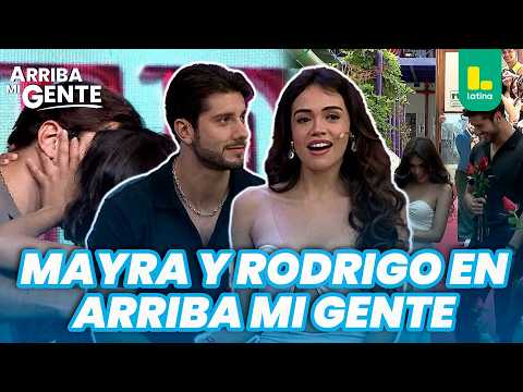 Mayra Goñi and Rodrigo Brand visit us on Arriba Mi Gente | Arriba Mi Gente