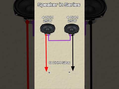 Speaker in series parallel #short