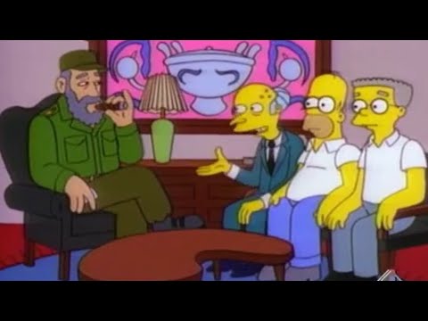 I Simpson - Burns derubato da Fidel Castro