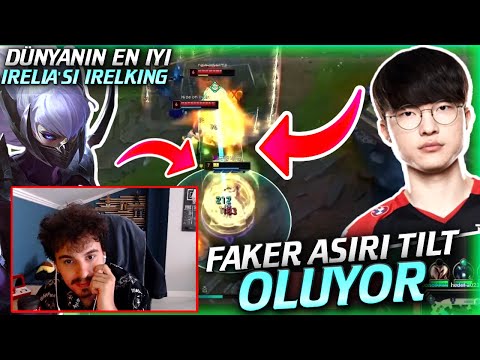 Naru - DÜNYANIN EN İYİ IRELIA'SI ''IRELKING''İN FAKER'I PARAMPARÇA ETTİĞİ MAÇI İZLİYOR!! @NaruLoL