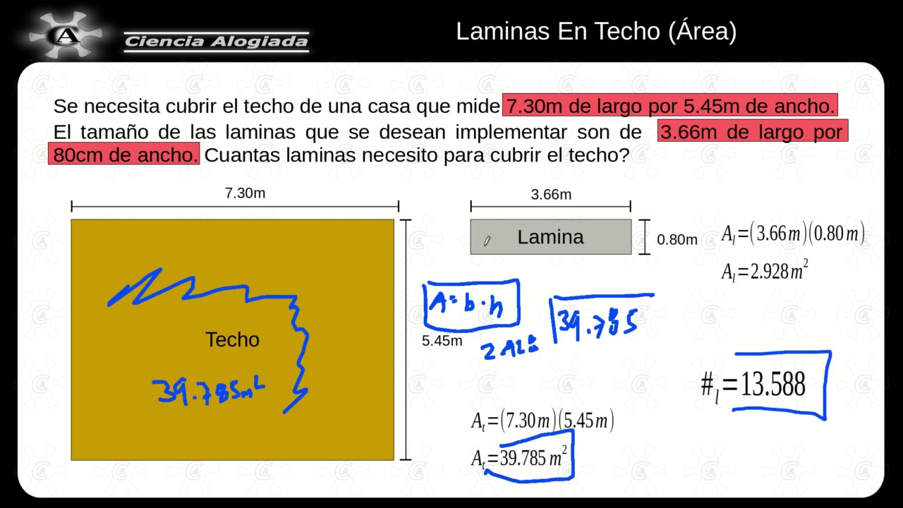 Laminas Para Cubrir Un Techo (areas)
