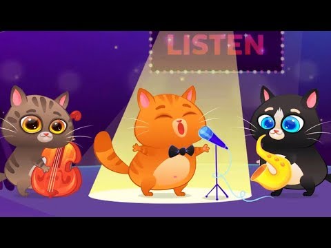 Kitty BOOBOO #20 Videos for children games cartoon about kittens - My virtual pet Cat Bubbu