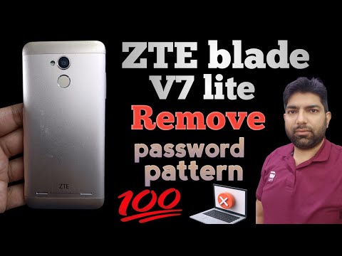 how to remove password ZTE blade v7 lite | ZTE blade v7 lite hard reset