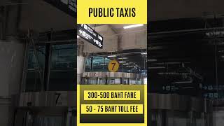 AIRPORT GUIDE (Suvarnabhumi) Buses and Public Taxis