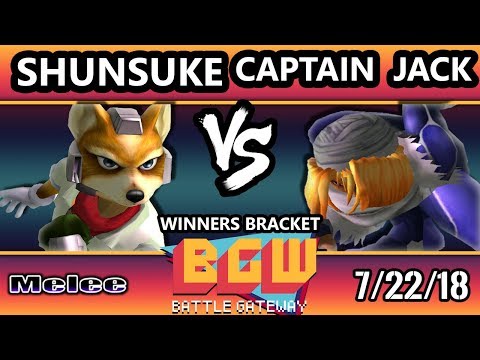 BGW21 SSBM -  V3 | Captain Jack (Sheik) Vs. shunsuke (Fox)  Smash Melee Winners Bracket