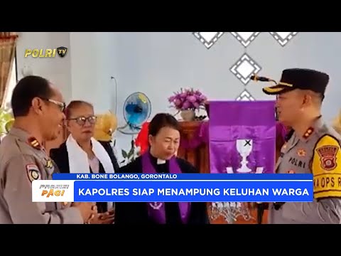 KAPOLRES BONE BOLANGO KUNJUNGI JEMAAT GEREJA