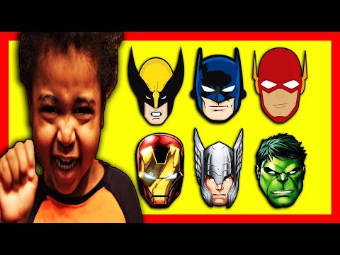 Marvel Avengers Pretend Play Masks - Kid Favorite Super Hero Video