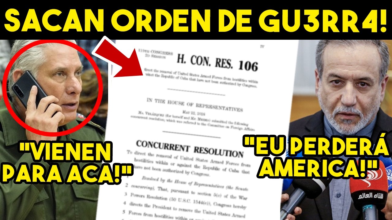 TRUMP DESESPERADO! 4T4QU3 SORPRESA EU, CUBA ALISTA DEFENSA. IRAN SALE DE INMEDIATO. TODO SE COMPLICA
