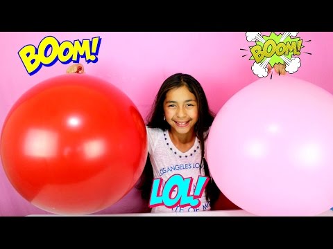 2 Giant Balloons Surprise Minions Kinder Eggs MLP Lalaloopsy Masha B2cutecupcakes
