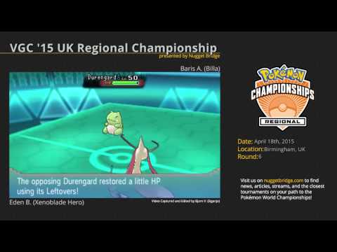 VGC '15 Birmingham Regional Round 6 - Eden B. (Xenoblade Hero) vs Baris A. (Billa)