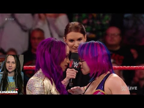 WWE Raw 1/29/18 Sasha Banks interrupts AsukaMANIA