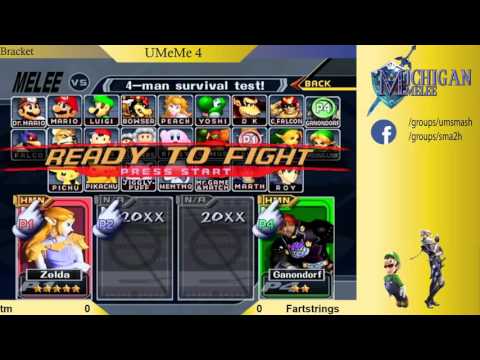 UMeMe 4 - tm (Ganondorf) vs  Heartstrings (Sheik) Winners Round 3