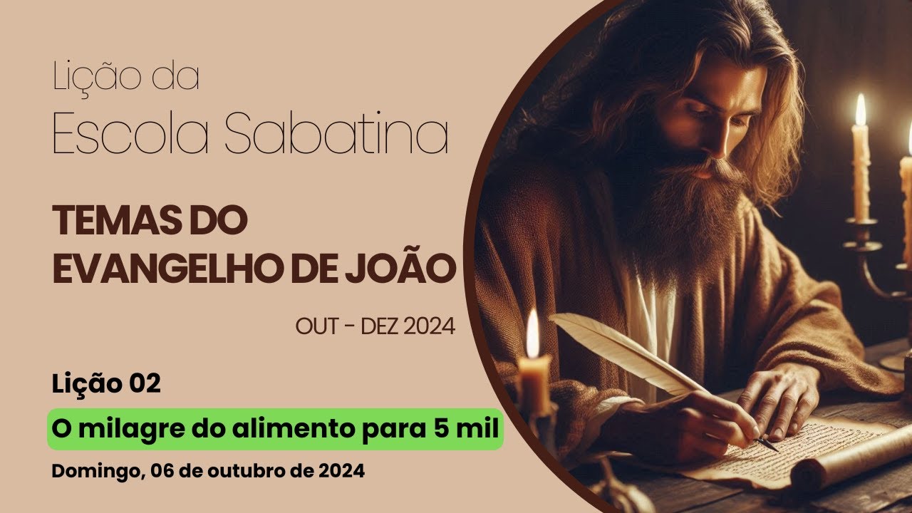 O milagre do alimento para 5 mil - domingo, 06 de outubro