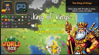 WorldBox|| King of Kings, Get Achievement Quick and Easy (No mods)