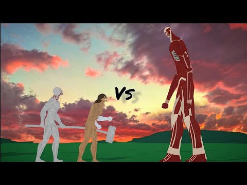 eren yeager titan. warhammer titan😎😎 vs armin Titan 🤔. attack on Titan