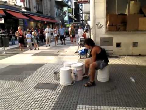 The best bucket drummer in the world