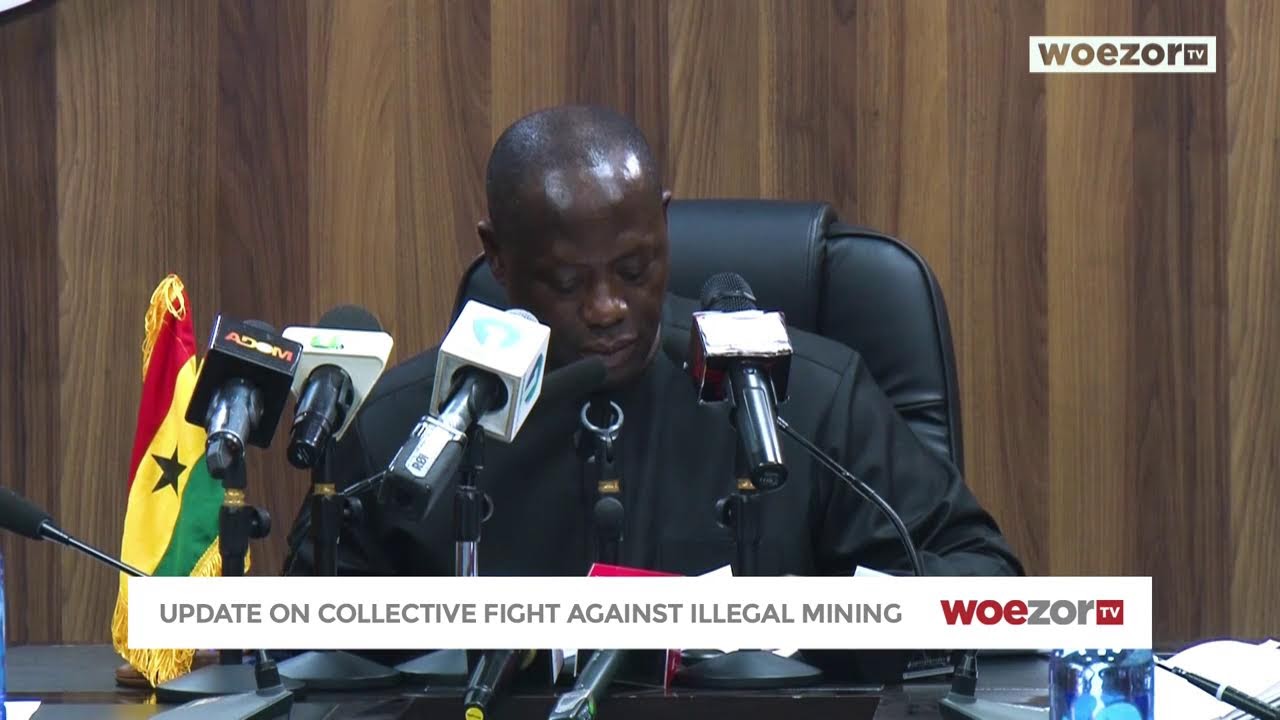 STREAMED LIVE| Lands Minister Provides Updates on the Fight Against Illegal Mining