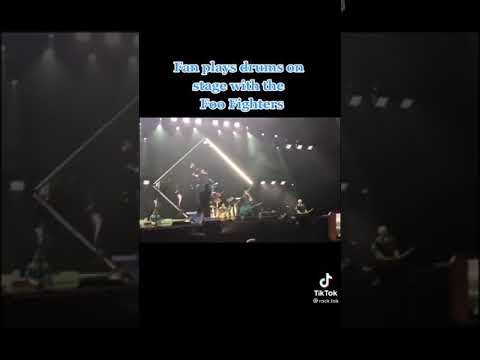Fan gets dream of playing drums with the Foo Fighters on his 17 birthday