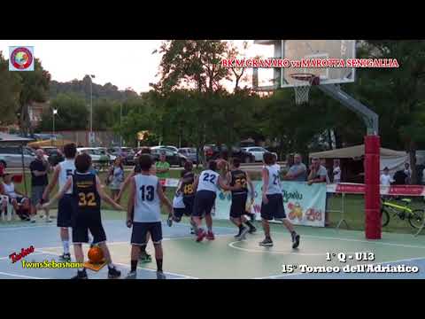 1°/2°Q SCUOLA BASKET MONTEGRANARO vs MAROTTA SENIGALLIA 14/07/2018 3°/4° Posto