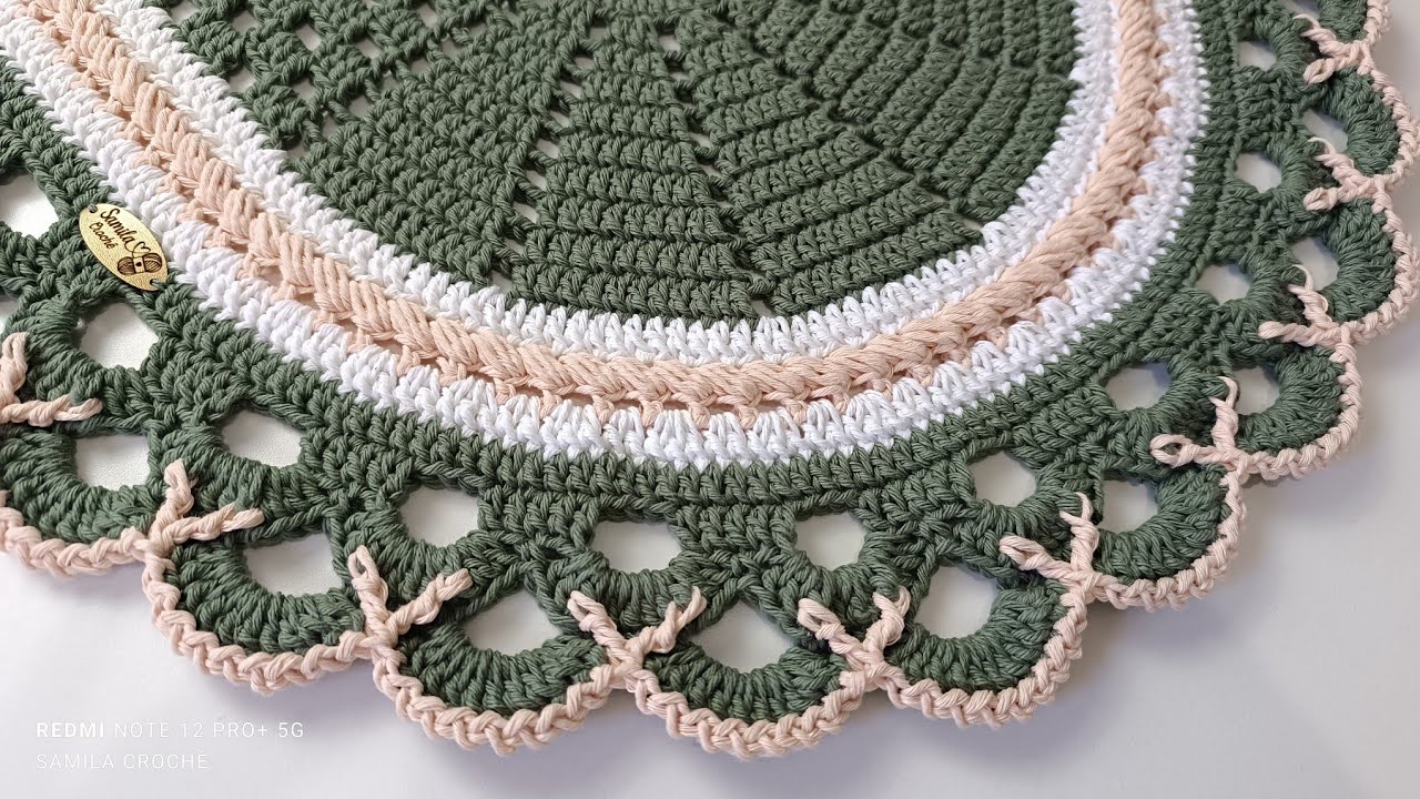 TAPETE DE CROCHÊ ISABELLY EM CROCHÊ MUITO FÁCIL DE FAZER
