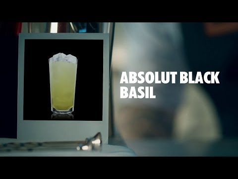 ABSOLUT BLACK BASIL DRINK RECIPE - HOW TO MIX