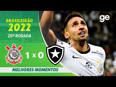 Gols e lances de Corinthians x Botafogo