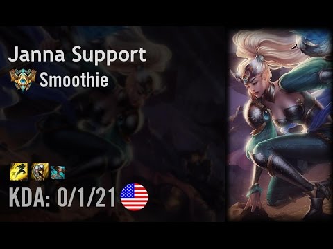 Janna Support vs Bard - Smoothie - NA Challenger Path 6.6