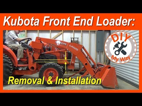 Kubota Front End Loader Removal and Installation (#70)