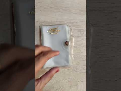 Transparent plastic atm card holder no 5000, for office