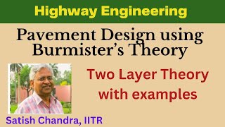Burmister's two layer theory of pavement analysis, explained with solved example, watch till end