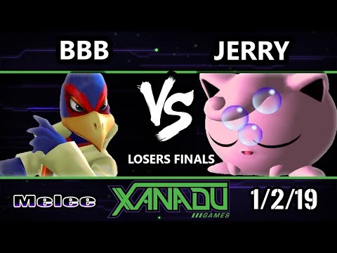 S@X 283 SSBM - BBB (Falco) Vs. Jerry (Jigglypuff) Smash Melee Losers Finals