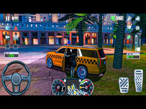 Taxi Sim 2022 Evolution - Cadillac Escalade Luxury SUV - Taxi Drive Luxury Car - Android Game Play