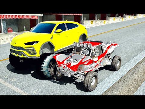 Lamborghini Urus Monster Track vs Dune Buggy at Top Gear Track